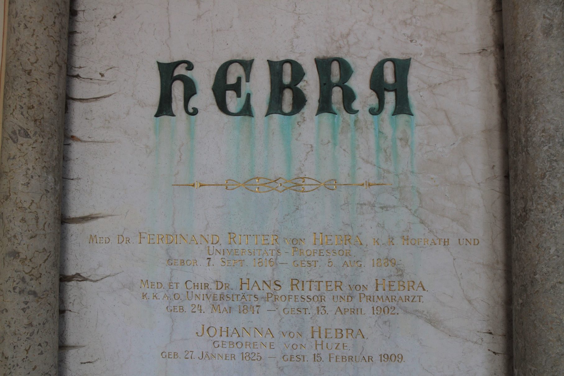 Ferdinand Ritter von Hebra's tomb, Vienna - 03.JPG